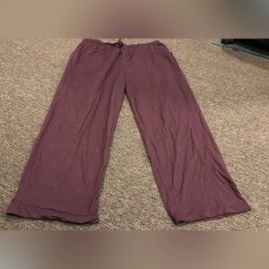 Amazon Essentials Burgundy Cotton Lounge Pants Mens XL pockets